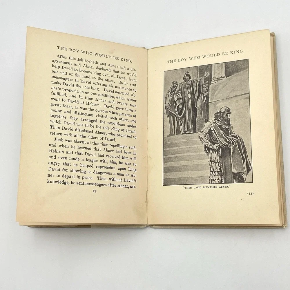 Antique 1905 Altemus Children of Bible Series The Boy Who Would Be King‎ Absalom